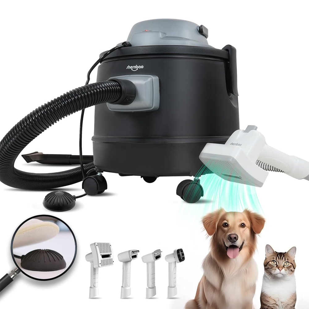 Aspiradora multifuncional Pro Kit de aseo para mascotas - Home Grooming